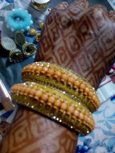 Earrings, Bangles combo pack