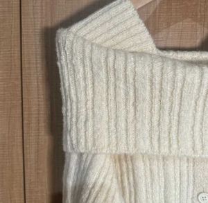 Off-Shoulder Knit Dress