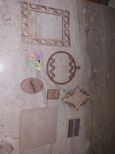 8 MDF WOOD Cutting FOR RESIN.