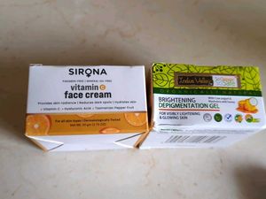 Vitamin C Face Cream & Indus Valley Depigm