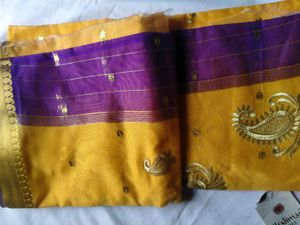 Shalimar Saree - Yellow &amp; Gold