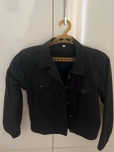 Black Cropped Jacket