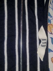 Striped Wrap Top