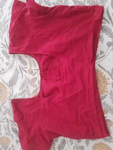 Red color rubia blouse