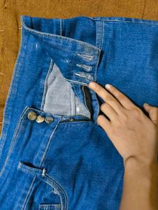 Embellished High-Waisted Jeans