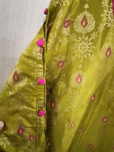 Aurelia Elegant Olive Green Kurti💚