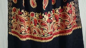 New Kashmiri Embroidered Woollen Shawl For Women
