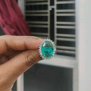 Emerald Green Gemstone Ring