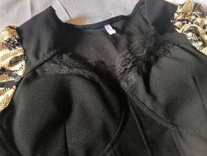 Elegant Black Corset Top