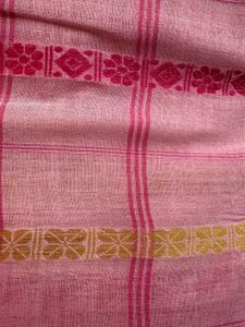 Authentic Pink Bengal Cotton saree