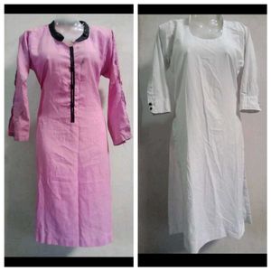 ⚪,💜 Kurtas Set of 2