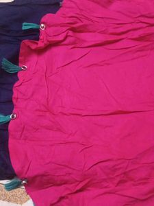 Embroidered Pink Kurta