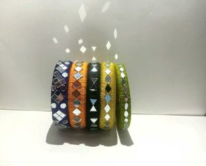 Bangles With Thread and Mirror 🪞 ✨️ 💖