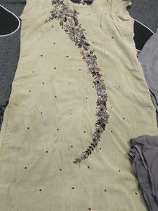 Elegant Embroidered Kurta Set