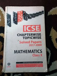 ICSE class 10 Maths Chapterwise Topicwise