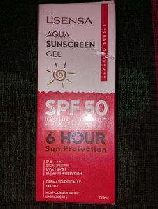 L'sensa Aqua Sunscreen SPF50