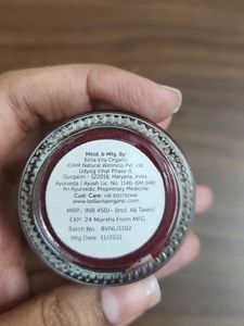 Organic Lip balm and lip scrub pack