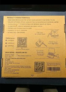 Laptop stand with phone/tablet holder