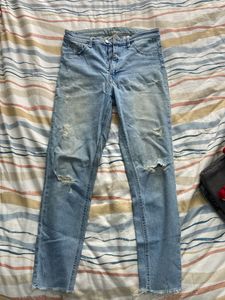 H&M jeans (ripped and washed off look)