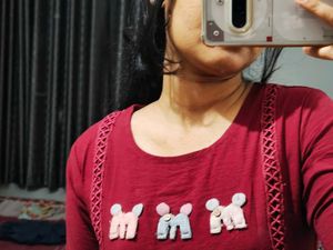 Burgundy Casual Dress