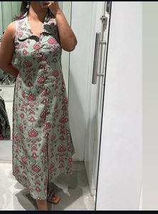 Paisley Print Sleeveless Dress