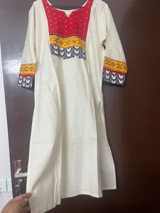 Red & Yellow Kurta