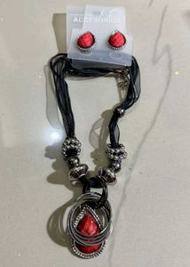 Red Stone Necklace