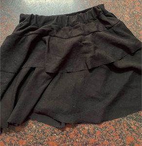 Black Mini Skorts