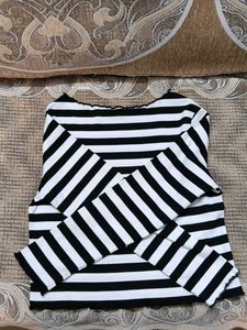Striped Long Sleeve Top