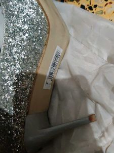 Sparkling Silver Heels