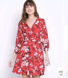 Floral Print Skater Dress by Draax Fashions