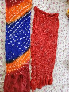 Bandhani Dupatta Set