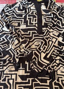 H&amp;M Printed Tunic Top