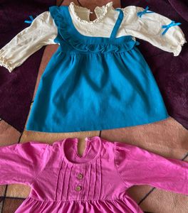 Combo Of 2 Dresses 6-12 Months