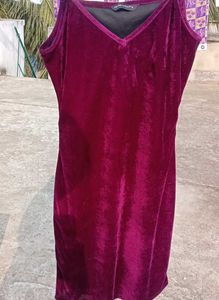 Velvet Mini party wear Dress