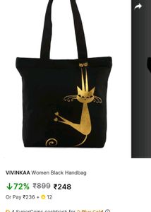 Cat Graphic Tote Bag