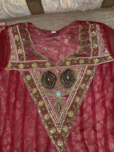 Maroon Anarkali Kurti -Price Drop