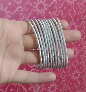 New Silver Shinning Bangles