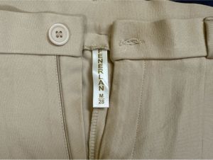 Beige Formal Pants