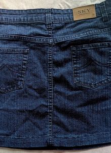 Blue Denim Skirt