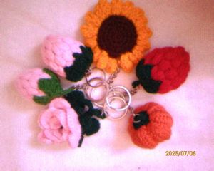 HANDMADE CROCHET KEYCHAINS 🧶