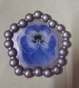 Floral Resin Coaster