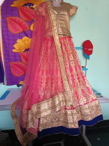 Pink Bridal Lehenga