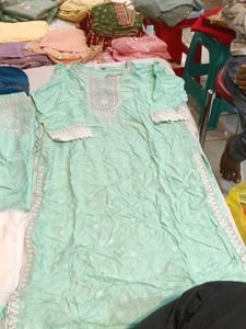 Mint  Kurta Set (Minor Issue)