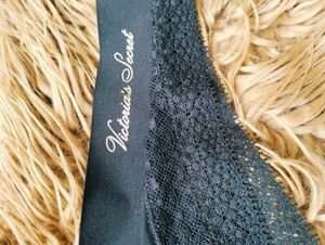 Victoria's Secret Smoothing Shimer Lace-Trim Thong