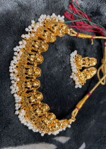 Gold Plated Tukilikai Traditional Temple Necklace