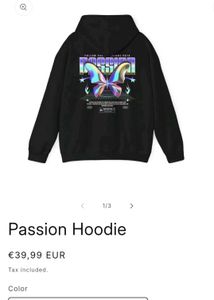 360 gsm new Butterfly Graphic Hoodie