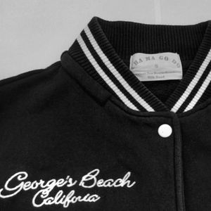 Black Varsity Jacket ( L 24 B 20)