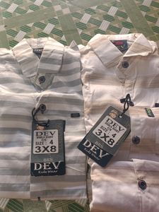 Combo Boy Shirt  4 To 5 Year