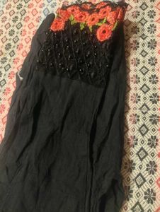 Beautiful Net Work Beaded Embroidered Pant